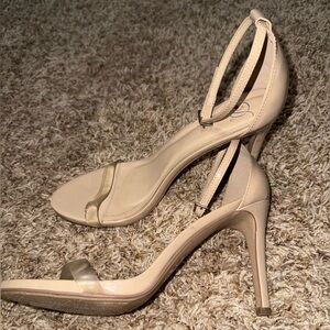 Elegant Nude High Heel Sandals